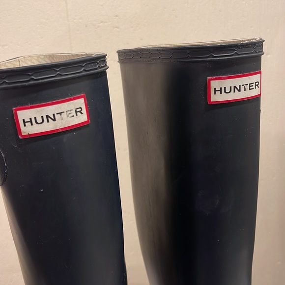 Hunter boots. Women 8. Blue - Picture 2 of 5